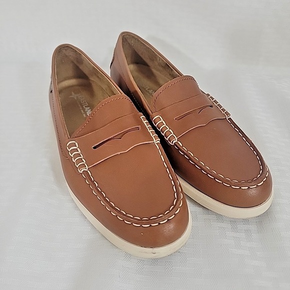Eastland Shoes - Eastland Baldwin Women's Leather Loafers Size 8 Brown